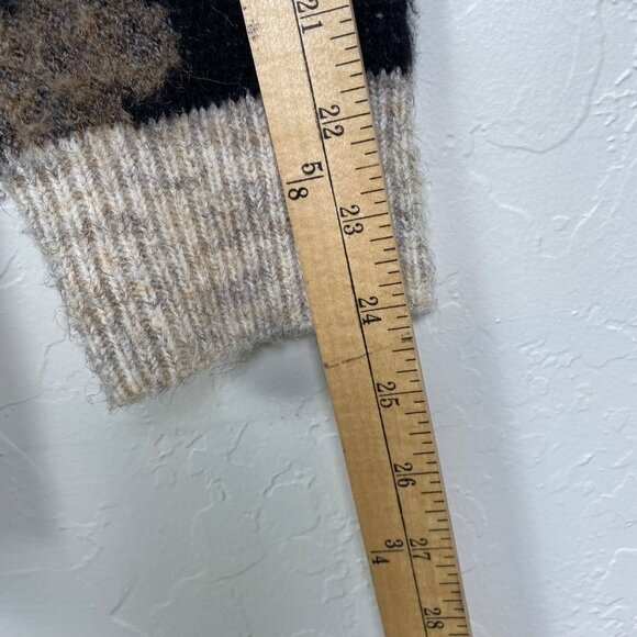 AQUA Leopard Print Open Front Cardigan Sweater $88 EXCLUSIVE TO BLOOMINGDALES - Picture 7 of 7